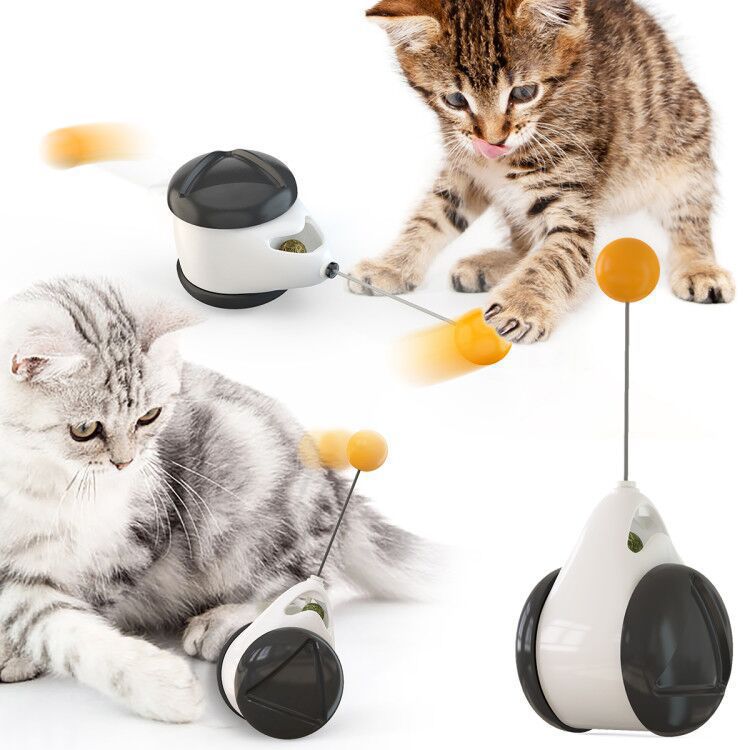 STORAZONE Pets Electric Automatic Lifting Motion Cat Toy Interactive Puzzle Smart Pet Cat Teaser Ball Pet Supply Lifting Toys