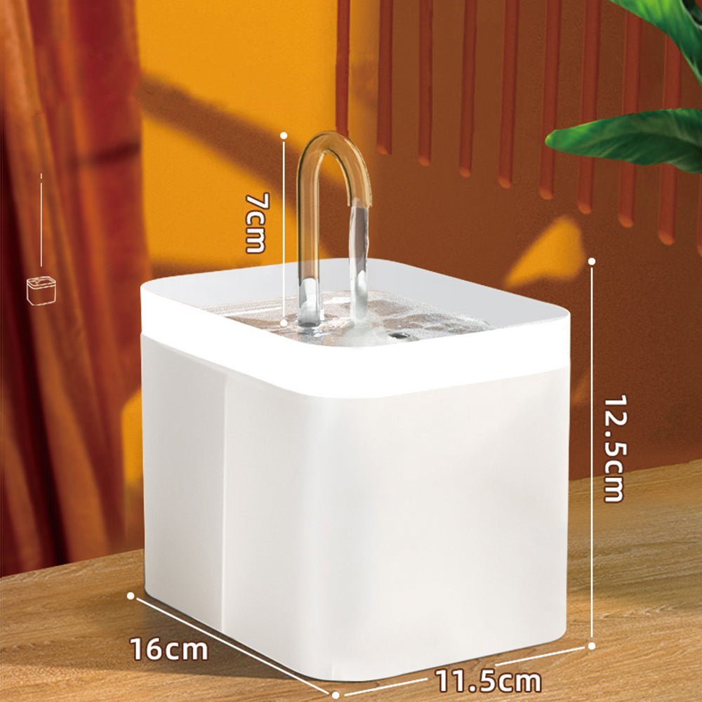 STORAZONE Pets Transparent / EU plug Automatic Cat Water Fountain Auto Filter USB Electric Mute Cat Drinker Bowl 1.5L Recirculate Filtring Drinker For Cats Pet Water Dispenser