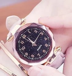 Storazone pick / CHINA Women Watch Rhinestone Romantic Starry Sky WristWatch Fashion Ladies Leather Watch Clock for Women Relogio Feminino Montre Femme