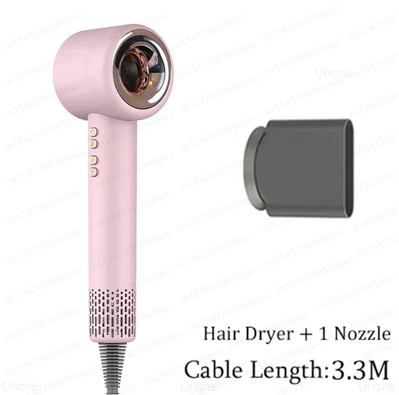 Storazone Pink 1 Parts / EU Super Hair Dryer 220V Leafless Hair dryer Personal Hair Care Styling Negative Ion Tool Constant Anion Electric Hair Dryers