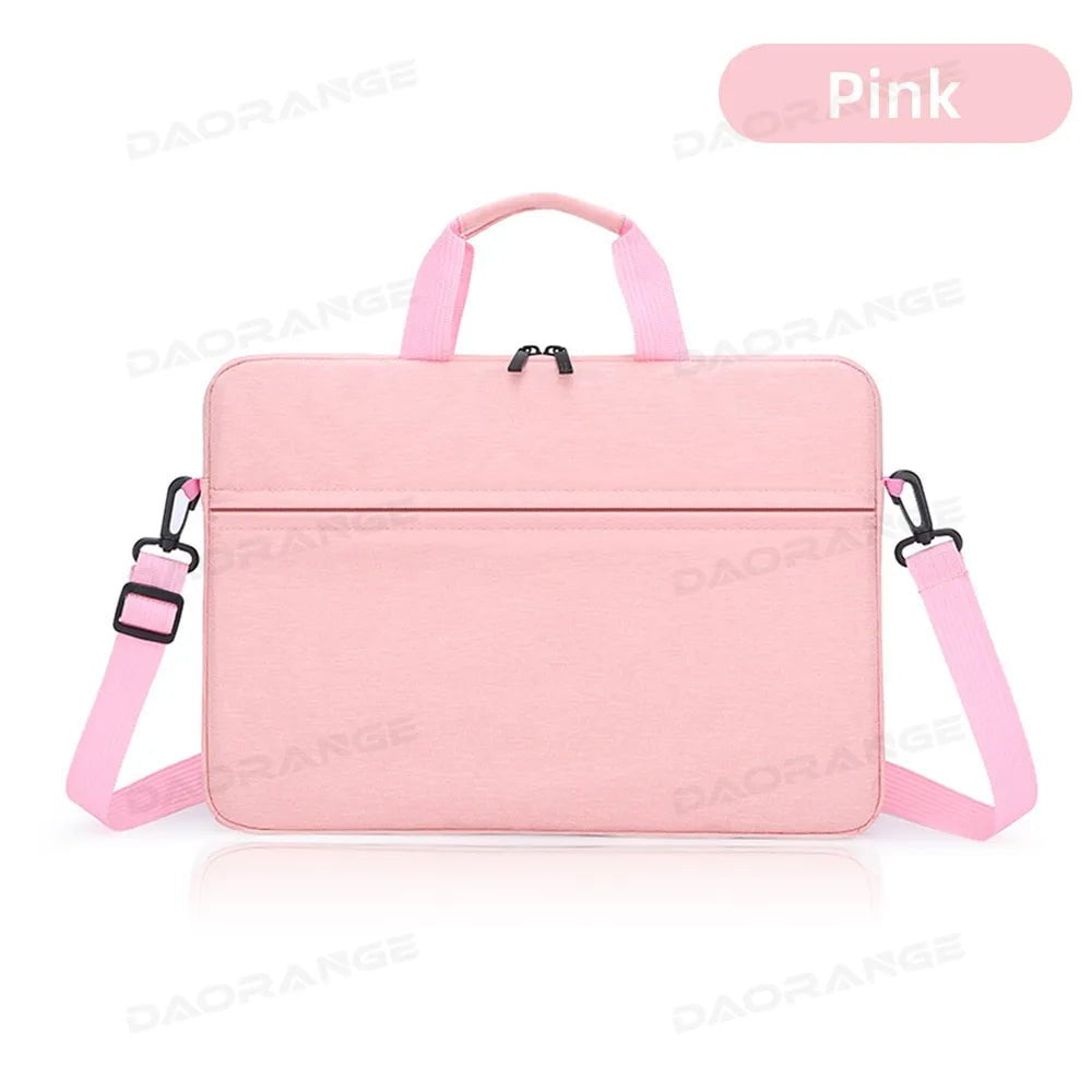 Storazone Pink / 12-13.3 inch Laptop Handbag Bag For Macbook Pro Case For Laptop Xiaomi Dell HP Lenovo 13.3 14 15 15.6 inch Protable Shoulder Messenger Bag