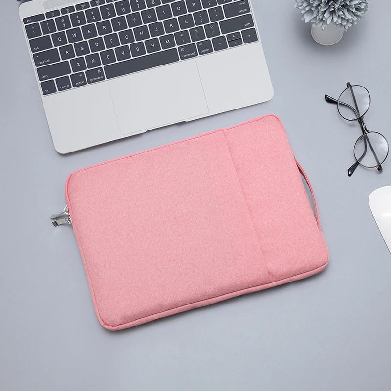 Storazone Pink / 13inch 13.3inch Laptop Bag for Macbook Air m2 Case 13 13.3 14 15 16 Inner Bladder For Macbook Pro Air M1 Lenovo Dell HP Huawei Xiaomi Denim Bag