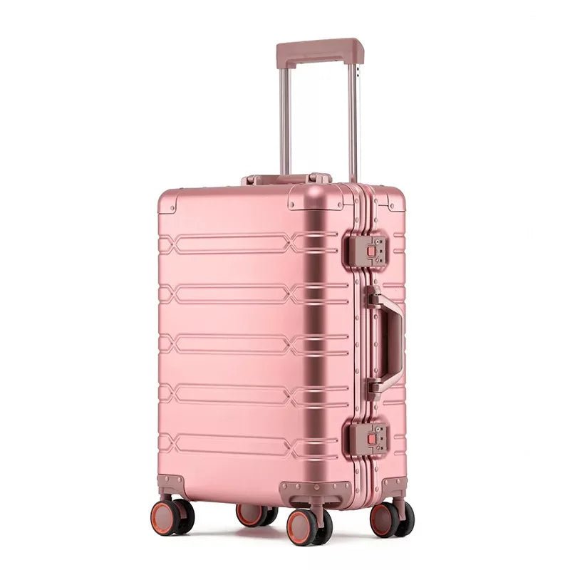 Storazone pink / 20" TRAVEL TALE 20" Inch Aluminum Suitcase Business Luggage 24" Trolley Case For Travelling