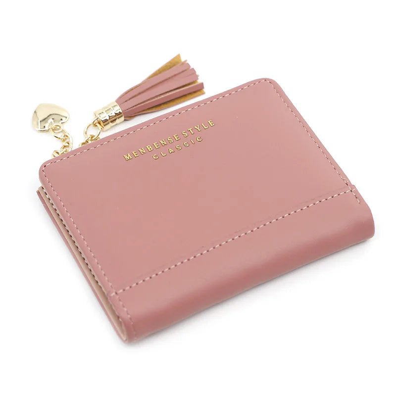 Storazone Pink-C Women's Wallet Short Women Coin Purse Fashion Wallets For Woman Card Holder Small Ladies Wallet Female Hasp Mini Clutch For Girl