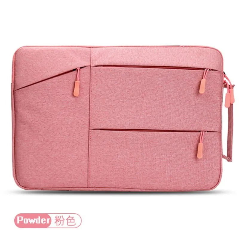 Storazone pink / For 12 Inch Laptop Bag PC Case 13 14 15 Cover Funda Sleeve Portable Case For Macbook Air Pro 12 13.3 14.1 15.6 Inch Redmi Mac book M1 Laptop