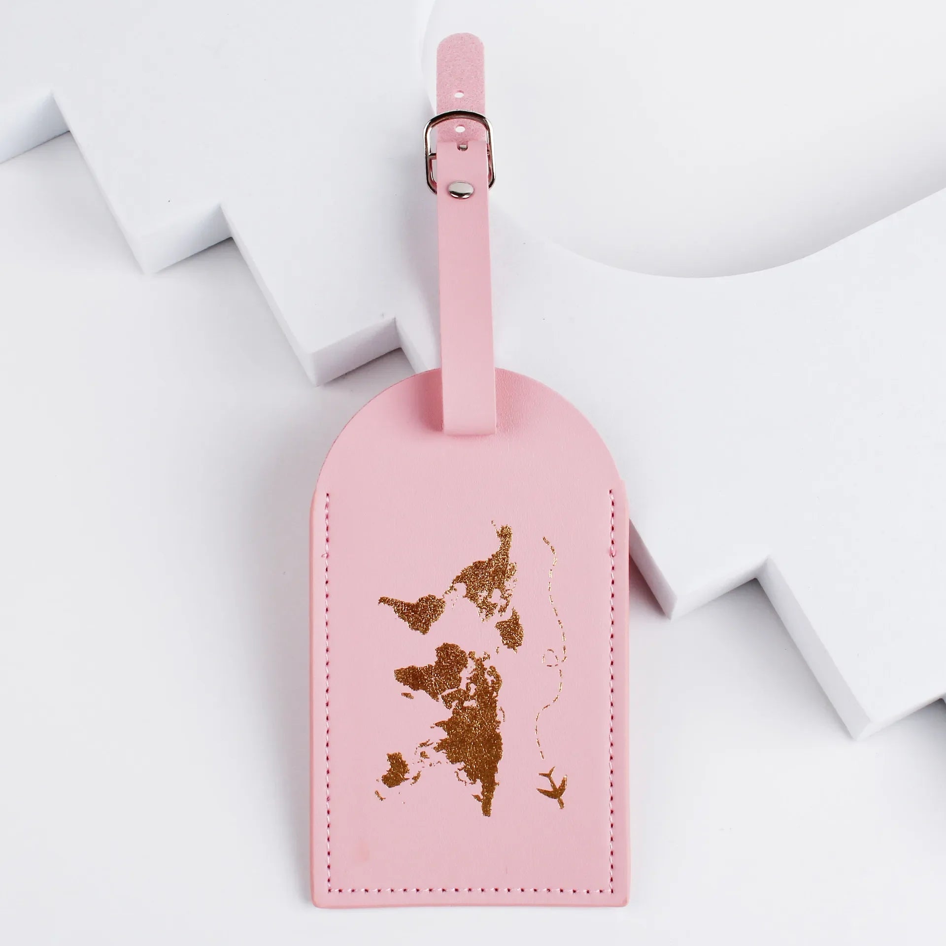 Storazone Pink luggage tag New Simple Fashion Passport Cover World Thin Slim Travel Passport Holder Wallet Gift PU Leather Card Case Cover Unisex