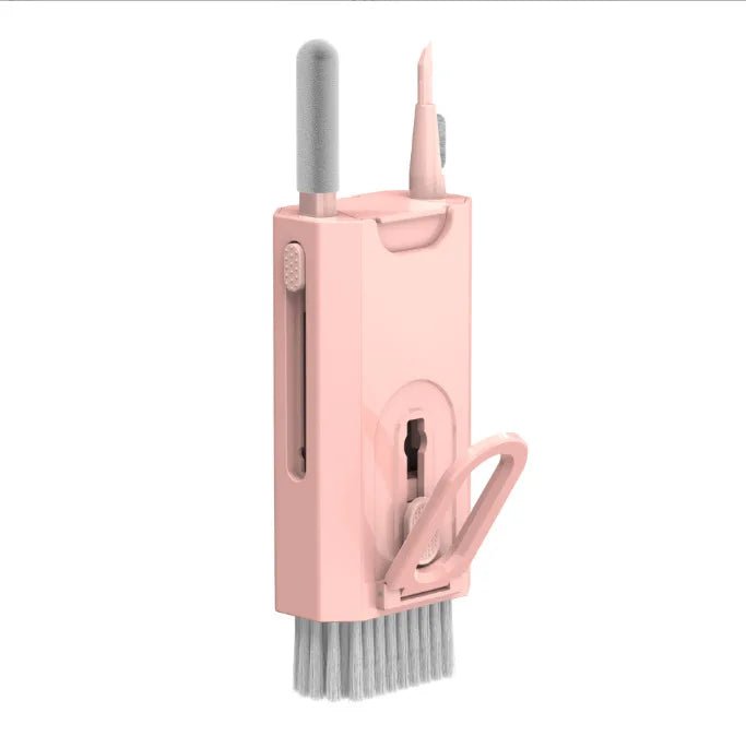 Storazone pink-q8 8 in 1 Cleaning Kit Computer Keyboard Cleaner Brush Earphones Cleaning Pen For  Headset IPad Phone Cleaning Tools Keycap Puller