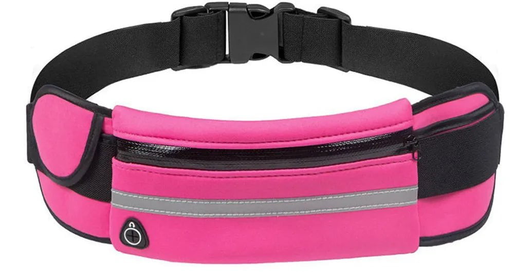 Storazone pink Sports Fanny Pack Women Running Waist Bag Men Belt bag Phone Gym Bag Water Hydration Backpack Running Accessories