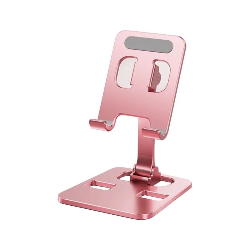 Storazone PInk Universal All Aluminum Alloy Portable Tablet Holder For iPad Holder Tablet Stand Mount Adjustable Flexible Mobile Phone Stand