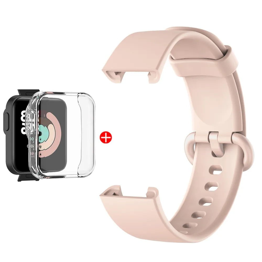 Storazone PinkBundle / For Mi Watch Lite Replacement Strap For Mi Watch Lite Silicone Watchbands Watch Strap For Redmi Watch 2 Lite Strap Correa Bracelet