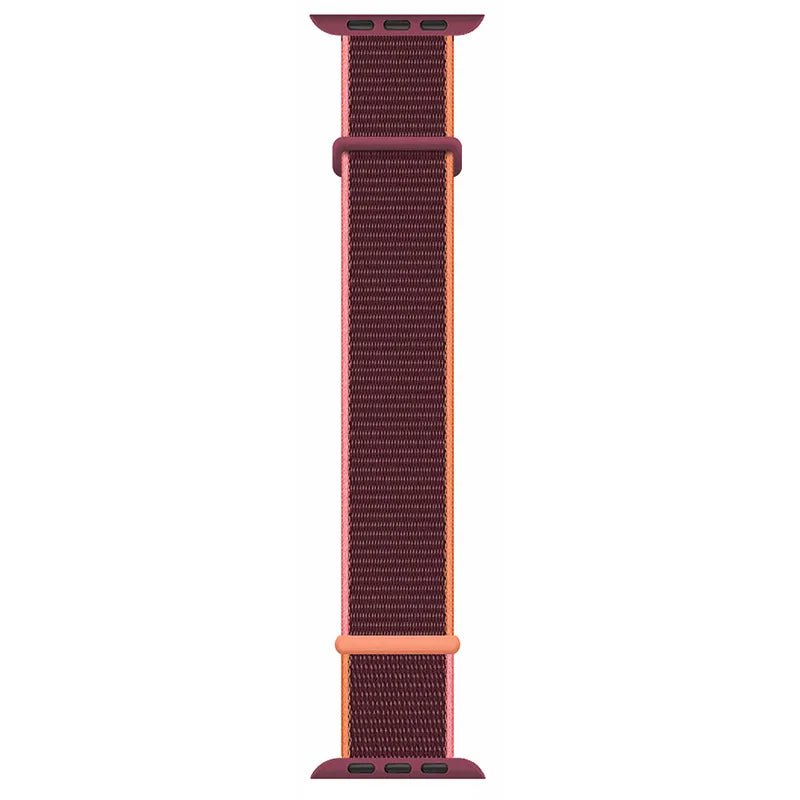 Storazone plum color / 38mm 40mm 41mm Nylon Strap For Apple Watch Band Ultra 9 8 7 SE 6 5 3 38MM 42MM 40MM 44MM smartwatch Accessorie bracelet iWatch serie 45MM 41MM