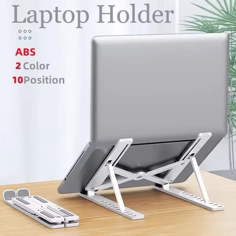 Storazone Portable Laptop Stand 10 Position Foldable ABS Notebook Stand Support Adjustable Laptop Holder for Macbook Computer Accessories