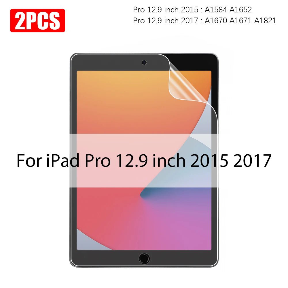 Storazone Pro 12.9 2015 2017 2PCS Paper Film Like For Ipad 10th Pro 11 12.9 2022 2021 Screen Protector For Ipad Air 5 4 3 2 1 Mini 6 7th 8th 9th Generation