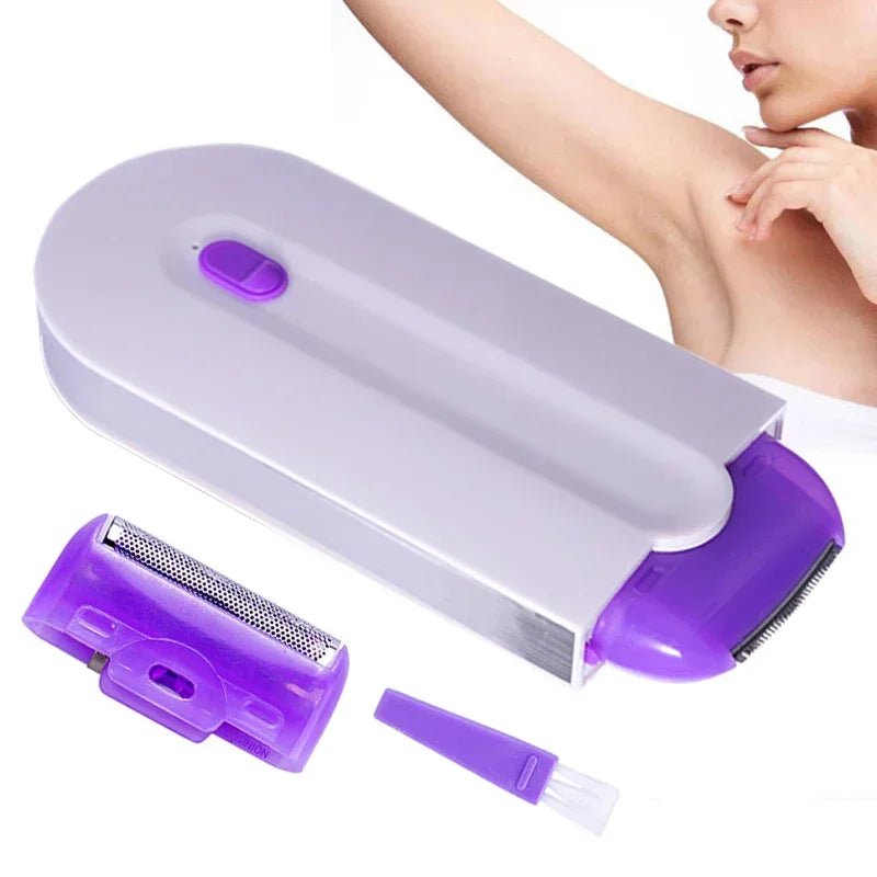 Storazone Professional Painless Hair Removal Kit Laser Touch Epilator USB Rechargeable Women Body Face Leg Bikini Hand Shaver Hair Remover