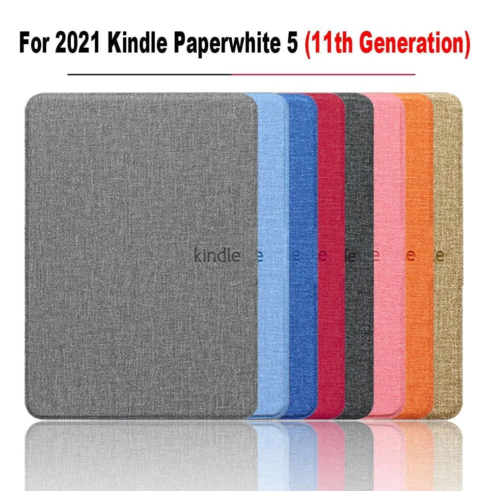 Storazone Protective Shell Ultra Slim PU Leather Smart Cover 6.8 Inch Folio Case For Kindle Paperwhite 5 11th Generation 2021