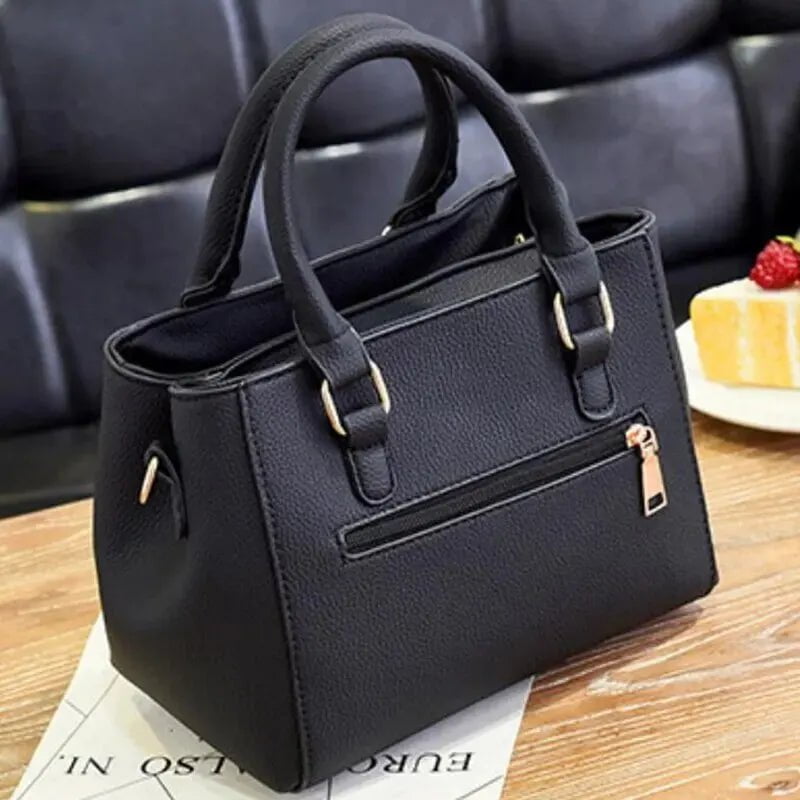 Storazone PU Leather Ladies HandBags Women Vintage Purse Plush Tassel Messenger Bags Tote Boston Shoulder Crossbody Bag