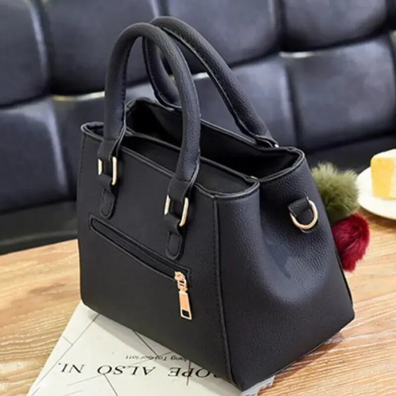 Storazone PU Leather Ladies HandBags Women Vintage Purse Plush Tassel Messenger Bags Tote Boston Shoulder Crossbody Bag