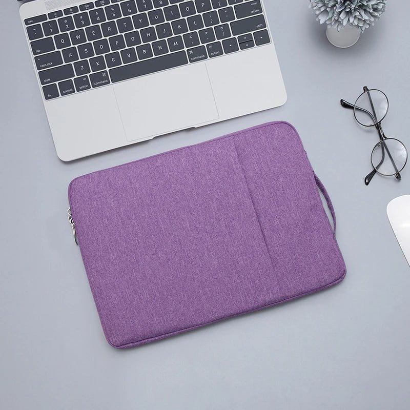 Storazone Purple / 11 inch-30x20x2cm Laptop Sleeve Handbag Case for Macbook Pro Air 13.3 14 15 15.6 15.4 16 inch Waterproof Notebook Cover for Lenovo ASUS Xiaomi Bag