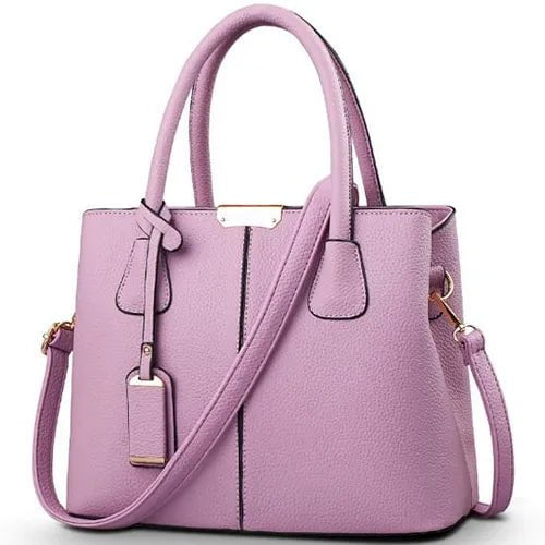 Storazone purple / 29.5x13x21.5cm Women PU Leather Handbags Ladies Large Tote Bag Female Square Shoulder Bags Bolsas Femininas Sac New Fashion Crossbody Bags