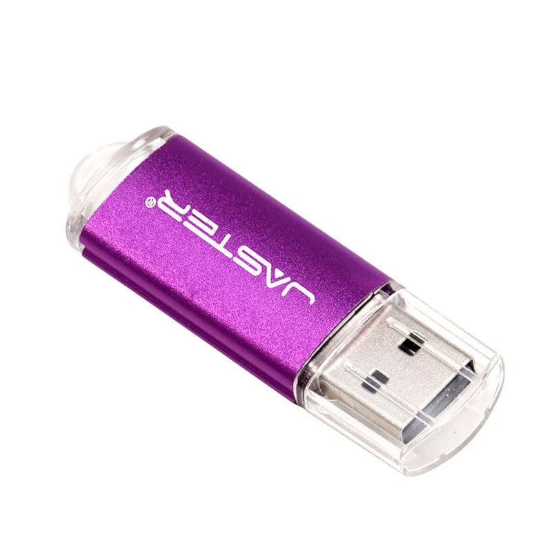 Storazone Purple / 4GB / China JASTER mini Pen drive USB Flash Drive 4gb 8gb 16gb 32gb 64gb 128gb pendrive metal usb 2.0 flash drive memory card Usb stick