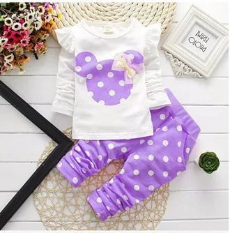 Storazone Purple / 5T(Size 120) Toddler Boys Clothes 2023 Autumn Winter Kids Girls Clothes Hooded+Pant 2pcs Outfit Children Clothing Suit For Boys Clothing Sets