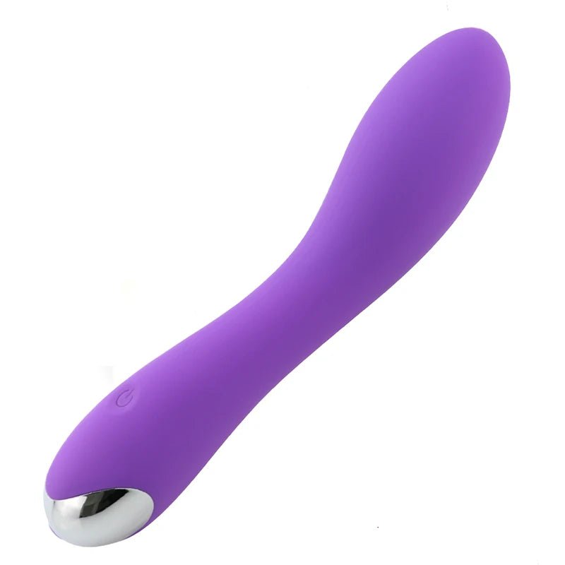 Storazone Purple / CHINA Waterproof Vibrator G Spot Vibrator for Women Strong Vibration Rechargeable Personal Vibrator for Effortless Insertion- Ideal