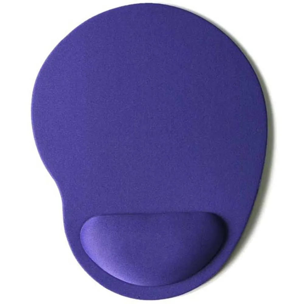 Storazone Purple Ergonomic Wrist Rest Mouse Pad Comfortable Wrist Support Non Slip Mice Mat Soft Mousepad For PC Laptop Computer