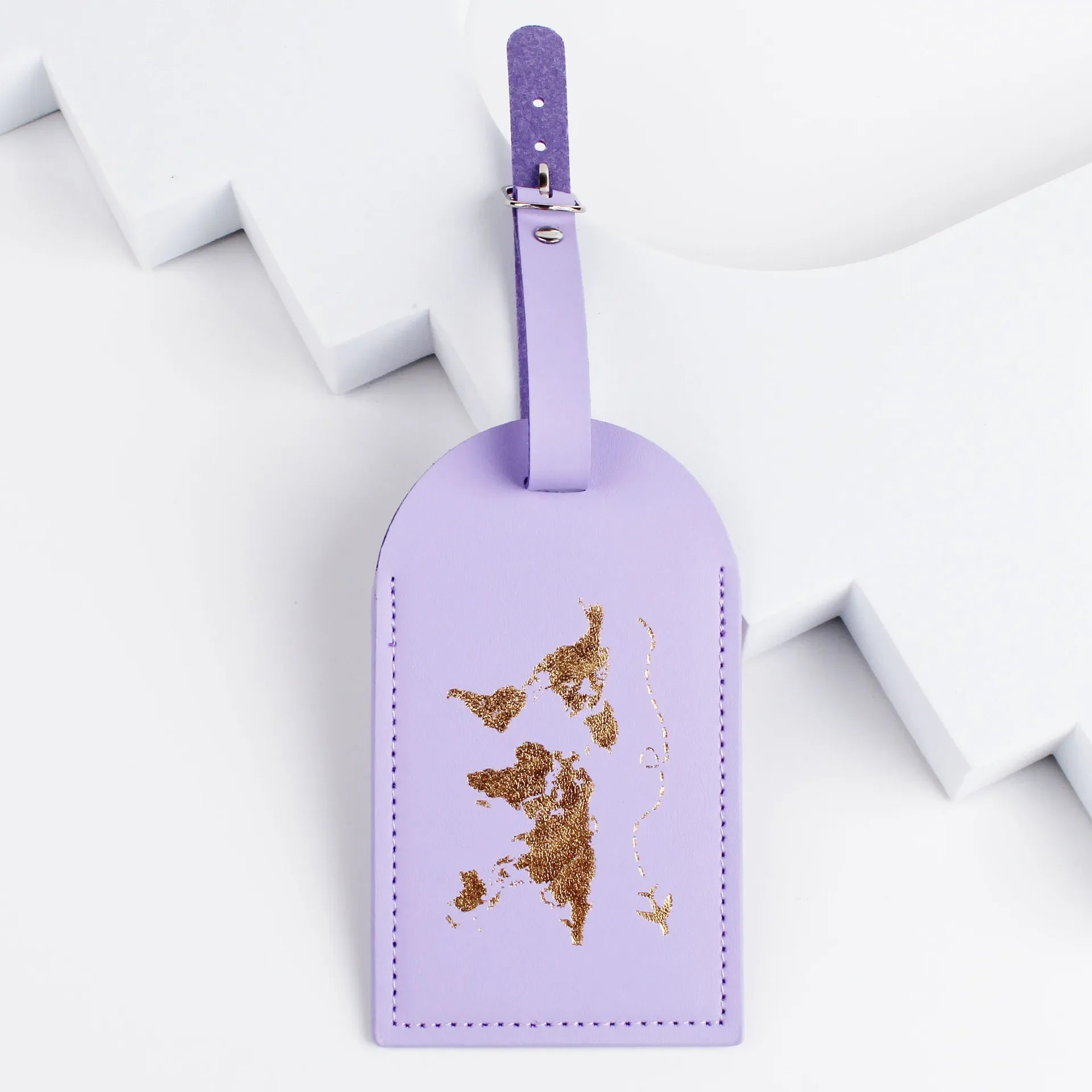 Storazone Purple luggage tag New Simple Fashion Passport Cover World Thin Slim Travel Passport Holder Wallet Gift PU Leather Card Case Cover Unisex