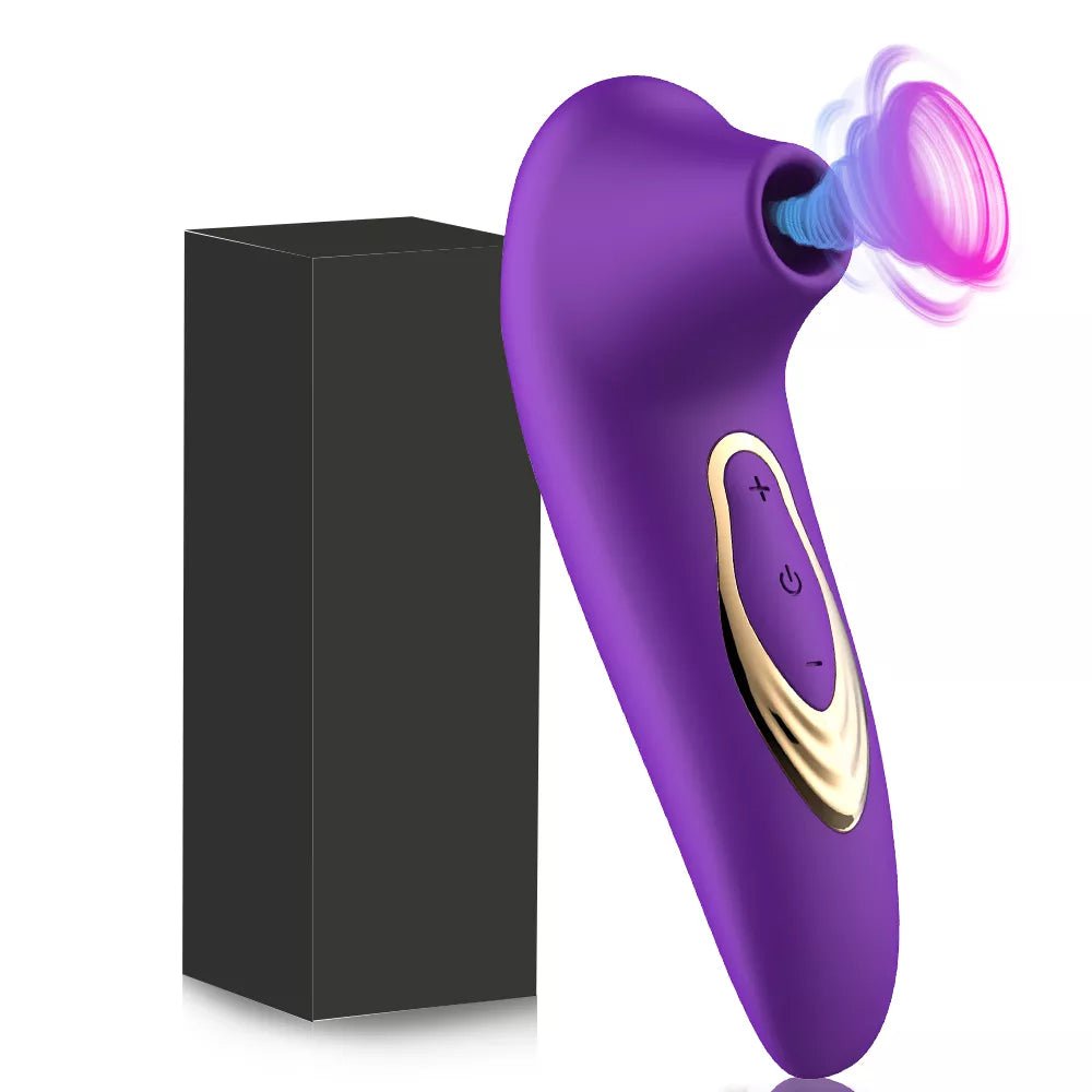 Storazone Purple with Box / CHINA Clitoral Sucker Vibrator Nipple G Spot Sucking Blowjob Clitoris Erotic Stimulator Female Masturbator Sex Toys for Women Adult 18
