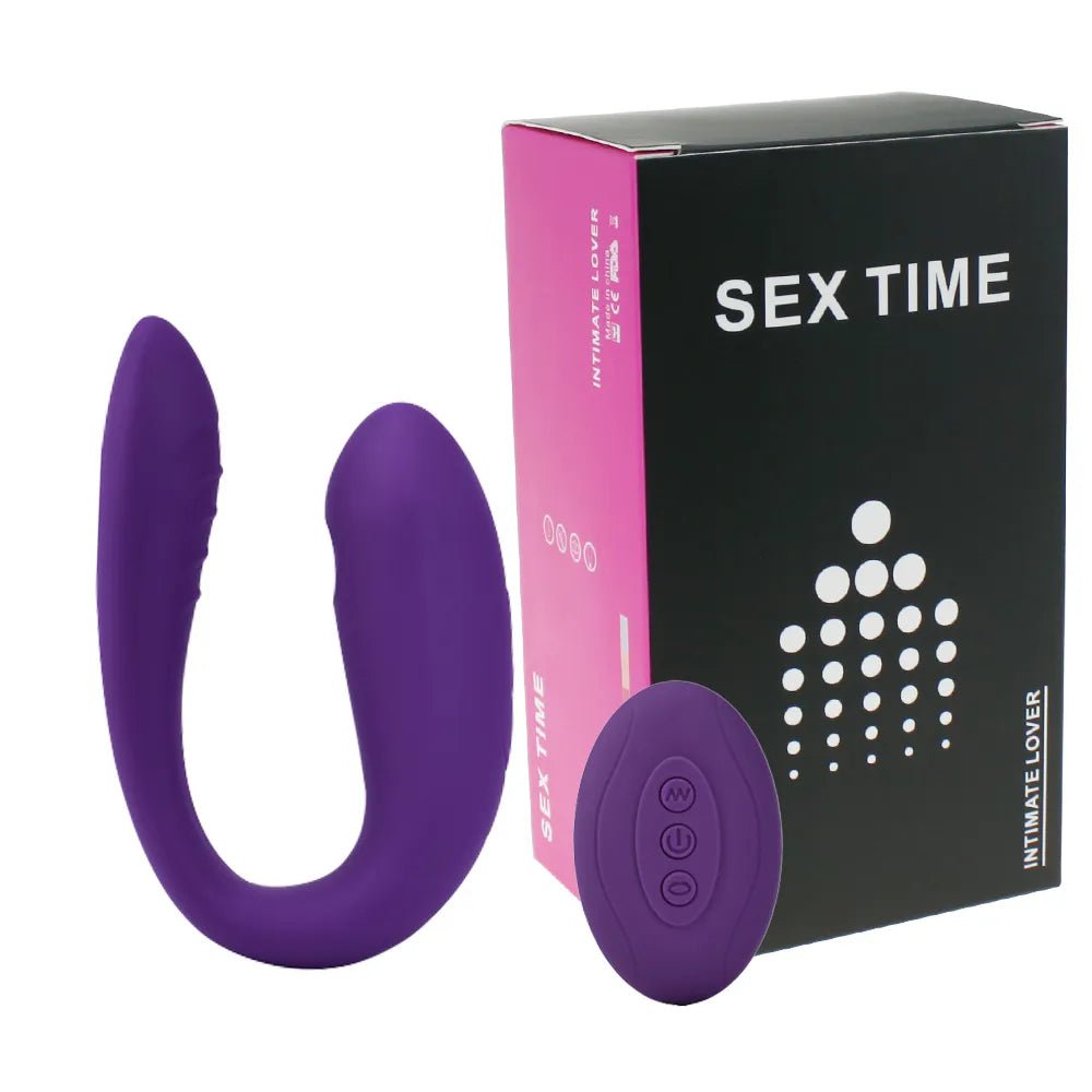 Storazone Purple with Box / CHINA Vagina Sucking Vibrator For Couples U Shape Bendable G-spot Vibrator Clitoris Sucker Female Masturbation Erotic Toys for Adults