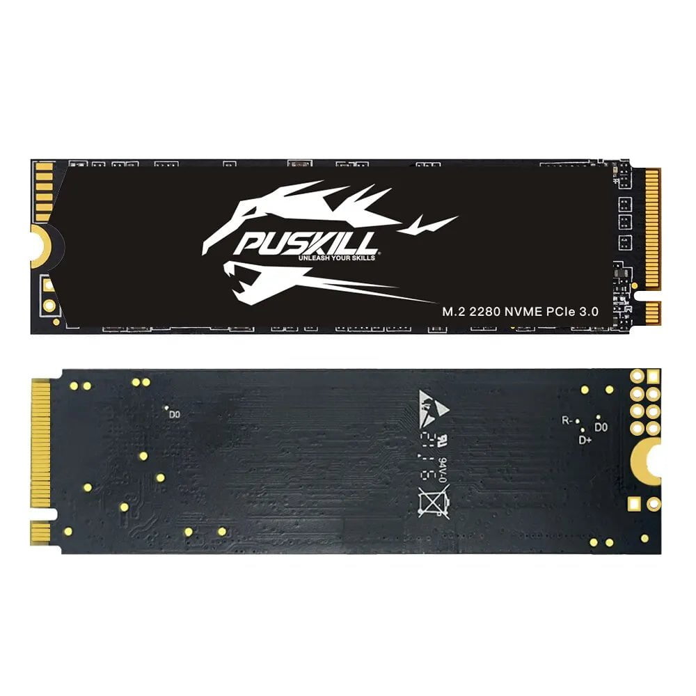 Storazone PUSKILL SSD M.2 NVMe 1TB 512GB 256GB 128GB PCIe M2 2280 Hard Disk Internal Solid State Drive Disk for Laptop Desktop