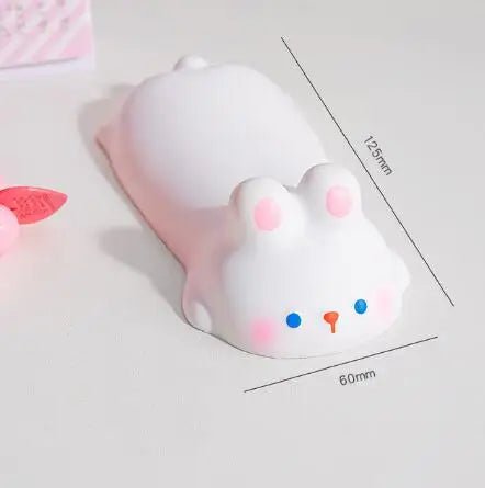 Storazone rabbit New Cute Wrist Rest Support For Mouse Pad Computer Laptop Arm Rest For Desk Ergonomic Kawaii Slow Rising Squishy Toys