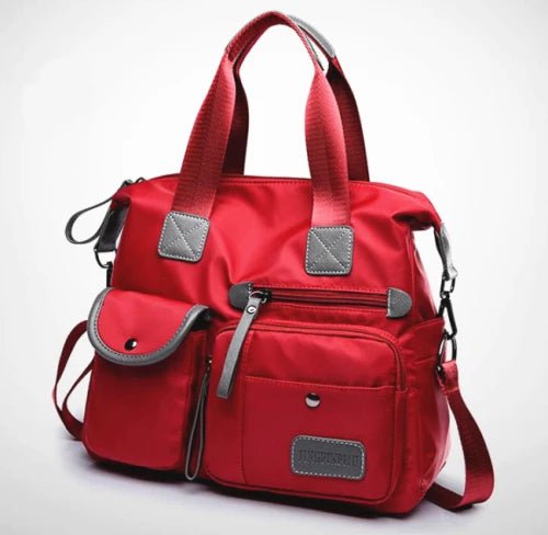 Storazone red / 34x30x13cm Yogodlns New Arrival Nylon Women Messenger Bags Casual Large Capacity Ladies Handbag Female Crossbody Shoulder Bags Waterproof