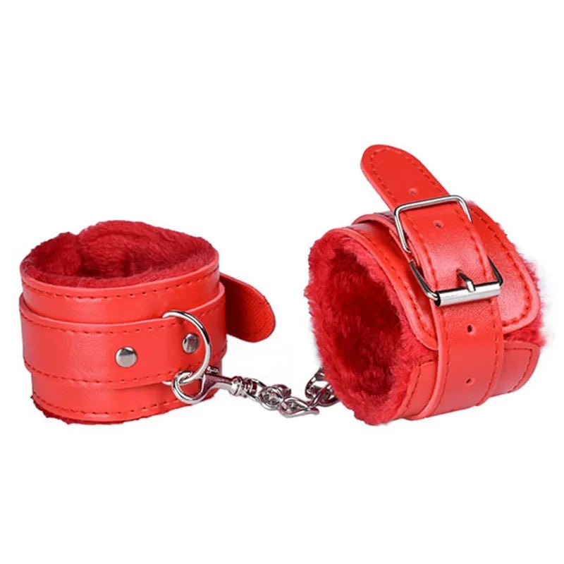 Storazone Red BDSM Bondage Restraint Vibrator Constrained Forced Strap SM Belt Harness Holder Strap-on Nylon Waist Massage Masturbate Belt