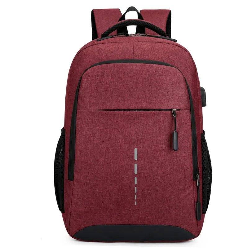 Storazone Red Men's Waterproof Backpack Ultra Lightweight Back Bag for Men Backpack Book Bag Men's Stylish Backpack 15.6" Notebook Backpack