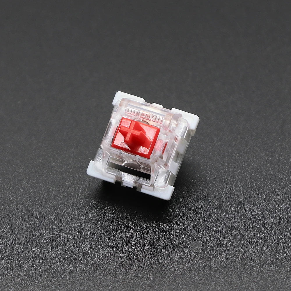 Storazone Red Switch / 10 Pcs Outemu Switch for Keyboard 3Pin Linear Tactile Clicky Silent Switches for Mechanical Keyboards Gray White Red Blue Gaming Switch