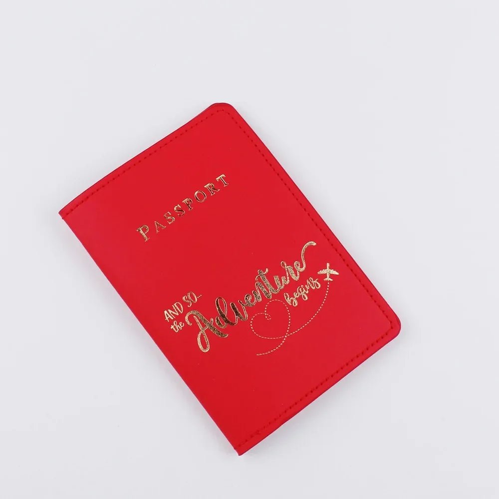 Storazone red2 New Simple Fashion Passport Cover World Thin Slim Travel Passport Holder Wallet Gift PU Leather Card Case Cover Unisex