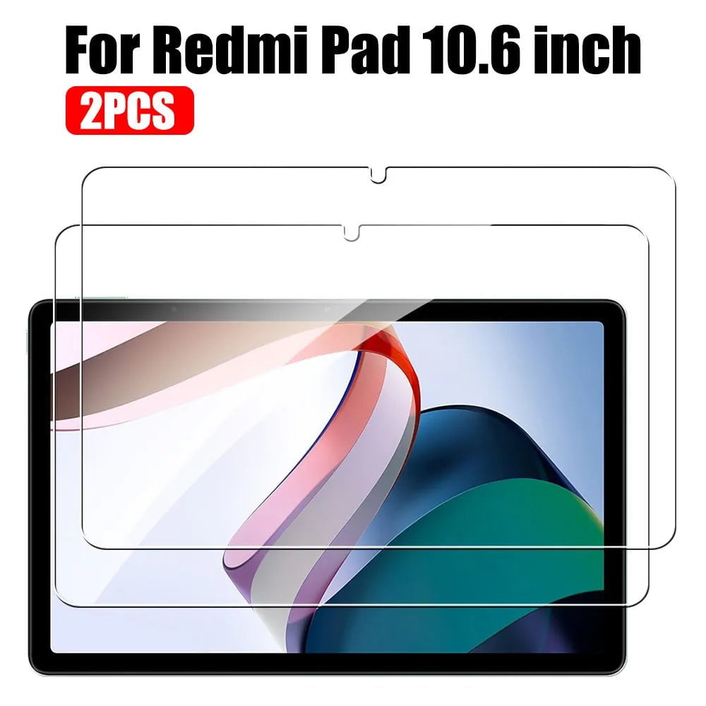 Storazone Redmi Pad 10.6 inch 2Pcs Tempered Glass For Xiaomi Mi Pad 5 6 Pro 11 Inch Screen Protector For Redmi Pad 10.6 Inch Tablet Film