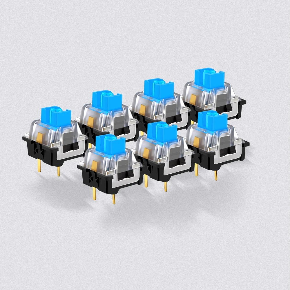 Storazone REDRAGON SMD RGB MX switch 3Pin Clicky Linear Tactile silent red blue Black Brown Purple Switche For Backlit Mechanical keyboard