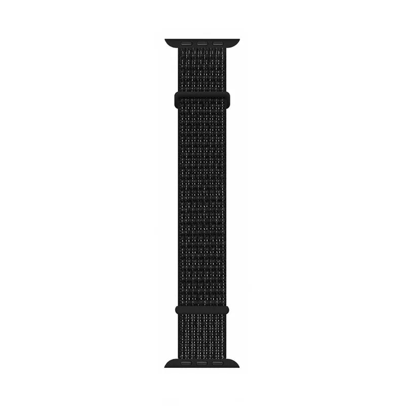 Storazone Reflective black / 38mm 40mm 41mm Nylon Band for Apple Watch Strap 49mm 45mm 41mm 44mm 40mm 42mm 38mm Adjustable Elastic Bracelet iWatch Ultra Series 3 4 5 SE 678