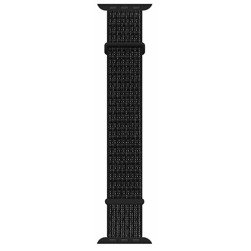 Storazone Reflective black / 38mm 40mm 41mm Nylon Strap For Apple Watch Band Ultra 9 8 7 SE 6 5 3 38MM 42MM 40MM 44MM smartwatch Accessorie bracelet iWatch serie 45MM 41MM