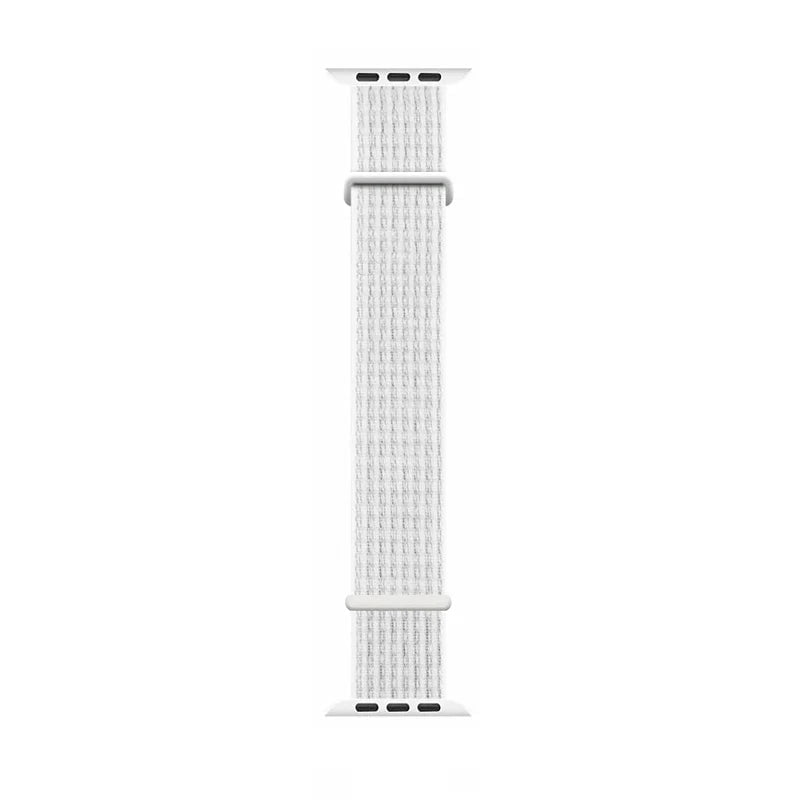 Storazone Reflective white / 38mm 40mm 41mm Nylon Band for Apple Watch Strap 49mm 45mm 41mm 44mm 40mm 42mm 38mm Adjustable Elastic Bracelet iWatch Ultra Series 3 4 5 SE 678