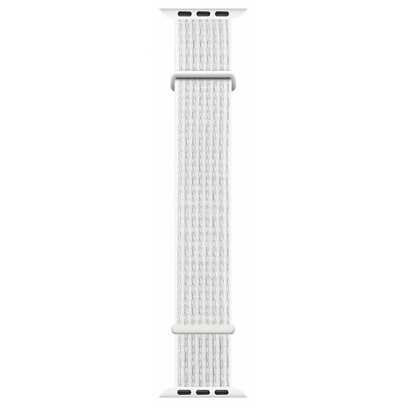 Storazone Reflective white / 38mm 40mm 41mm Nylon Strap For Apple Watch Band Ultra 9 8 7 SE 6 5 3 38MM 42MM 40MM 44MM smartwatch Accessorie bracelet iWatch serie 45MM 41MM