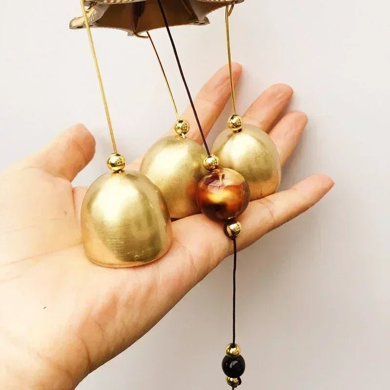 Storazone Retro Wind Chimes Copper Wind Bell Hanging Pendants Garden Decorations Outdoor Oriental Lucky Pendants Campanillas De Viento 풍경종