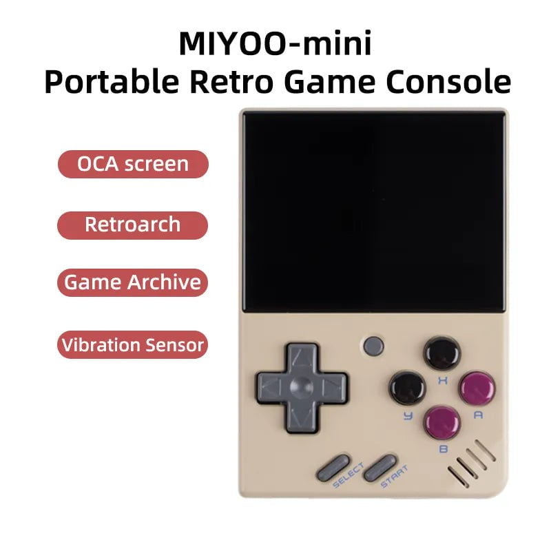 Storazone RetroGrey / CHINA MIYOO MINI V4 PortableRetro Handheld Game Console 2.8Inch IPS Screen Video Game Consoles Linux System Classic Gaming Emulator