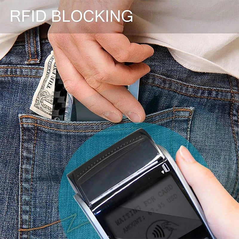 Storazone Rfid Metal Credit Card Holder Wallets Men Women Slim Thin Mini Bank Cardholder Case Wallet Male Money Bags for Men 2022