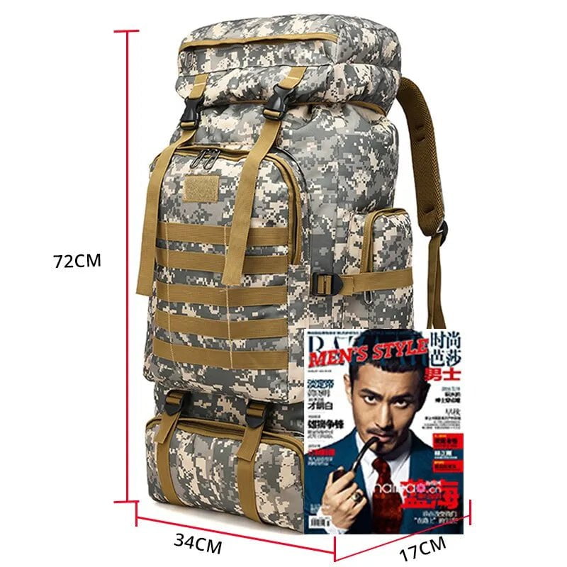 Storazone Rilibegan Military Men Travel Backpack Tactical Climbing Outdoor Hiking Camouflage Multifunctional Bag Military Backpack