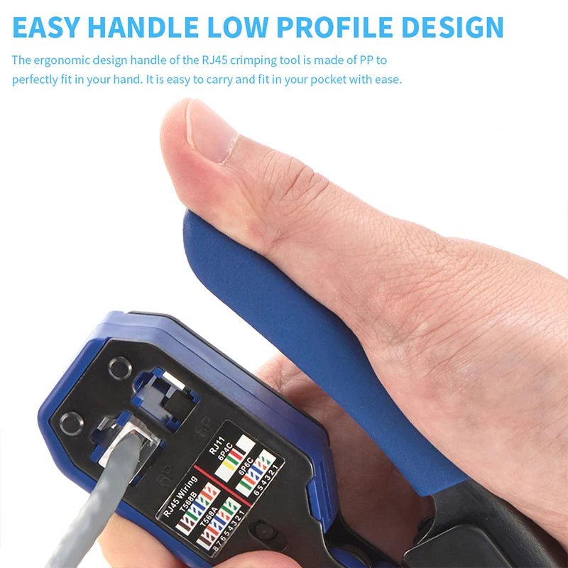 Storazone RJ45 crimping tools pliers network cable crimper wire stripper cutter ethernet clip tongs RJ45 RJ12 RJ11 cat6 cat5e cat5