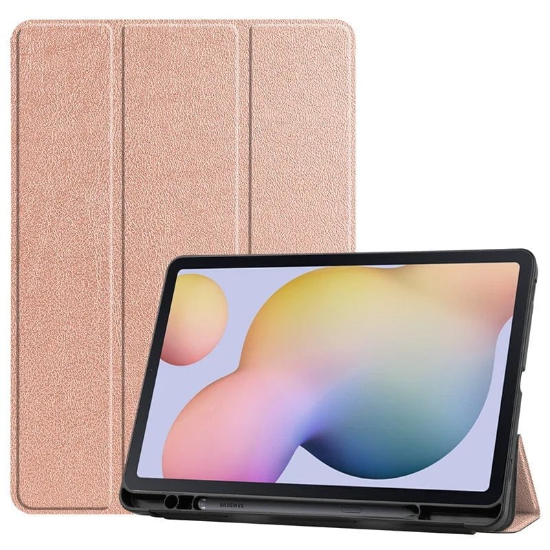 Storazone Rose Gold / S6 Lite 10.4 2020 Case For Samsung Galaxy Tab S6 Lite 10.4 Stand Cover for Samsung Tab S6 Lite 2020 2022 SM-P613 P615 P610 P619 Pencil Holder Fund