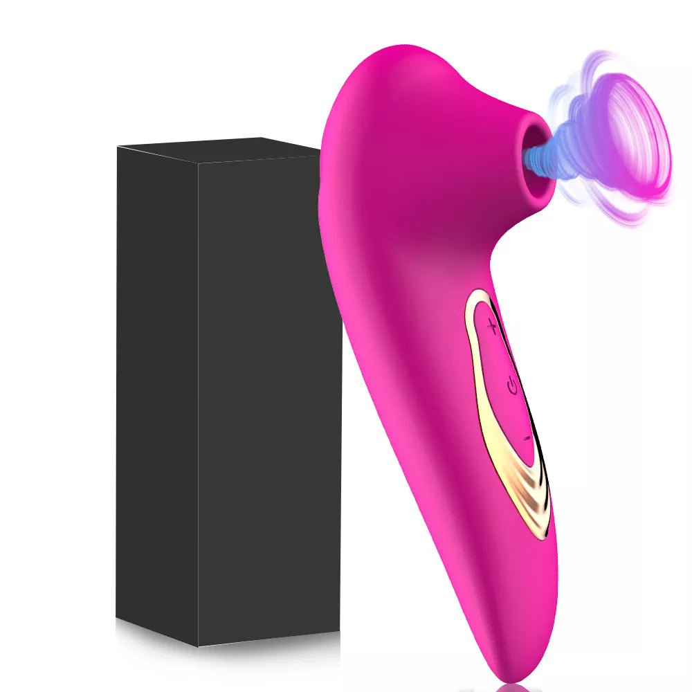 Storazone Rose red with Box / CHINA Clitoral Sucker Vibrator Nipple G Spot Sucking Blowjob Clitoris Erotic Stimulator Female Masturbator Sex Toys for Women Adult 18